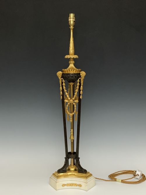 FINE EDWARDIAN TABLE LAMP - ADDITIONAL PHOTO 2
