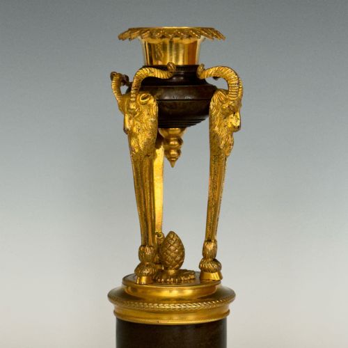 PAIR OF REGENCY CANDLESTICKS - ADDITIONAL PHOTO 3