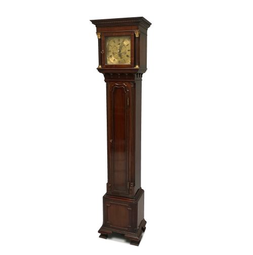 antique waring gillow ltd liverpool mahogany grandmother longcase clock in georgian style - CATEGORY: ANTIQUE CLOCKS - DATED 1930