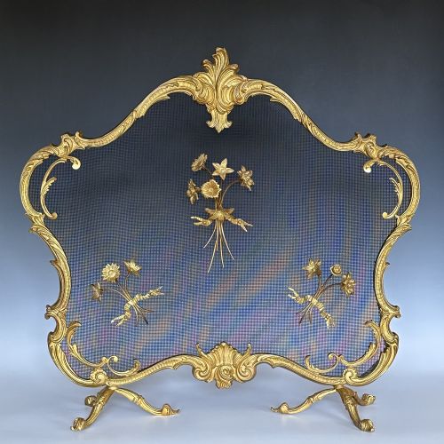 ORMOLU ROCOCO FIRESCREEN - ADDITIONAL PHOTO 2