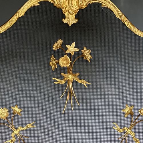 ORMOLU ROCOCO FIRESCREEN - ADDITIONAL PHOTO 3