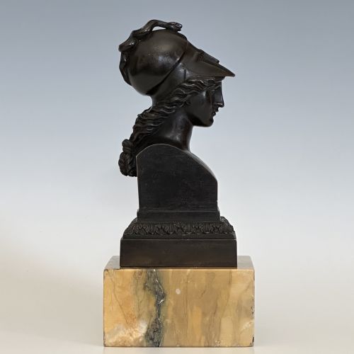 grand tour bronze bust of athena - CATEGORY: ANTIQUE SCULPTURES - DATED 19TH CENTURY