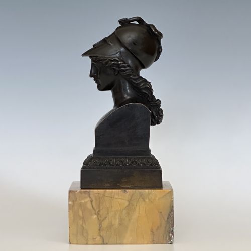 GRAND TOUR BRONZE BUST OF ATHENA - ADDITIONAL PHOTO 1
