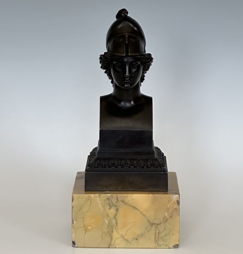 GRAND TOUR BRONZE BUST OF ATHENA - ADDITIONAL PHOTO 2