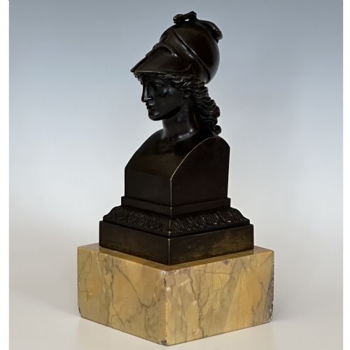 GRAND TOUR BRONZE BUST OF ATHENA - ADDITIONAL PHOTO 3