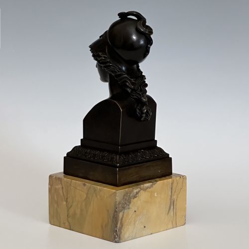 GRAND TOUR BRONZE BUST OF ATHENA - ADDITIONAL PHOTO 4