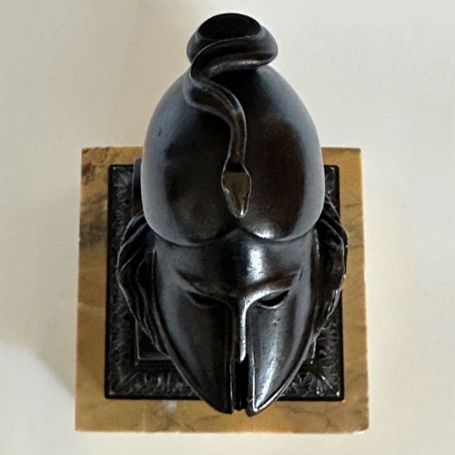GRAND TOUR BRONZE BUST OF ATHENA - ADDITIONAL PHOTO 6