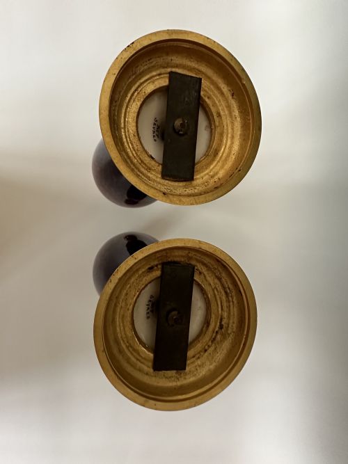 PAIR OF ORMOLU MOUNTED PORCELAIN VASES BY PAUL MILET FOR SEVRES - ADDITIONAL PHOTO 6
