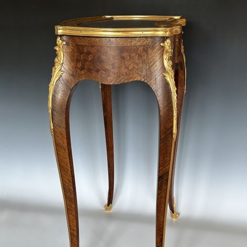 ANTIQUE ROSEWOOD ORMOLU MOUNTED BIJOUTERIE TABLE VITRINE BY FRANOIS LINKE - ADDITIONAL PHOTO 2
