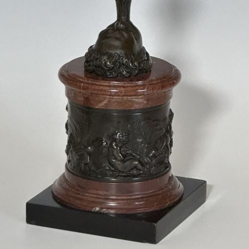 PAIR OF BRONZES MERCURY CERES AFTER GIAMBOLOGNA GRAND TOUR STYLE - ADDITIONAL PHOTO 4
