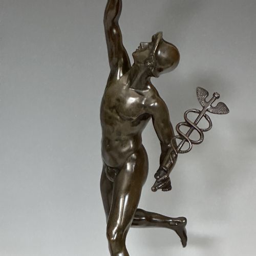 PAIR OF BRONZES MERCURY CERES AFTER GIAMBOLOGNA GRAND TOUR STYLE - ADDITIONAL PHOTO 6