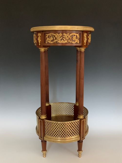 FRENCH ORMOLU MOUNTED GUERIDON TABLE - ADDITIONAL PHOTO 2