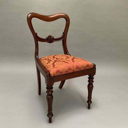 SET OF SIX VICTORIAN MAHOGANY DINING CHAIRS - ADDITIONAL PHOTO 2