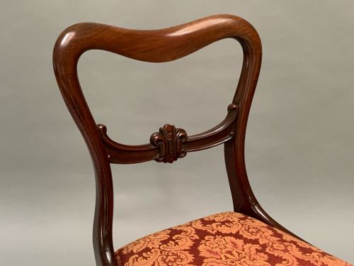 SET OF SIX VICTORIAN MAHOGANY DINING CHAIRS - ADDITIONAL PHOTO 3
