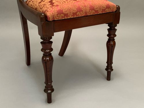 SET OF SIX VICTORIAN MAHOGANY DINING CHAIRS - ADDITIONAL PHOTO 4