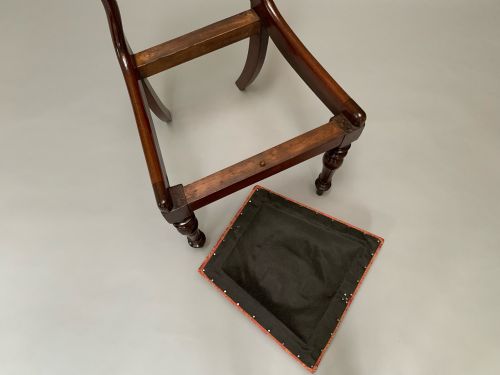 SET OF SIX VICTORIAN MAHOGANY DINING CHAIRS - ADDITIONAL PHOTO 6