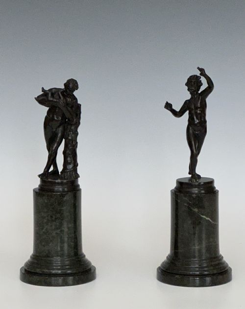 GRAND TOUR BRONZE DANCING FAUN SILENUS DIONYSUS - ADDITIONAL PHOTO 1