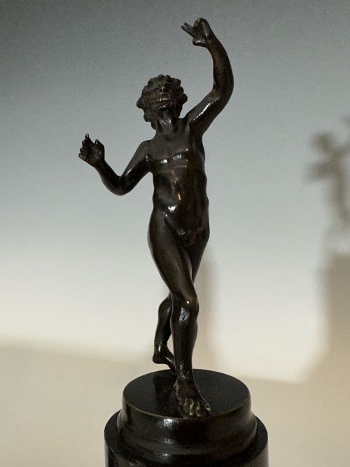GRAND TOUR BRONZE DANCING FAUN SILENUS DIONYSUS - ADDITIONAL PHOTO 6