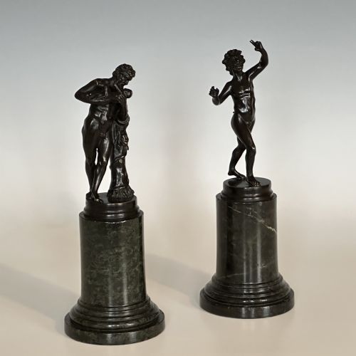 grand tour bronze dancing faun silenus dionysus - CATEGORY: ANTIQUE METAL - DATED 19TH CENTURY