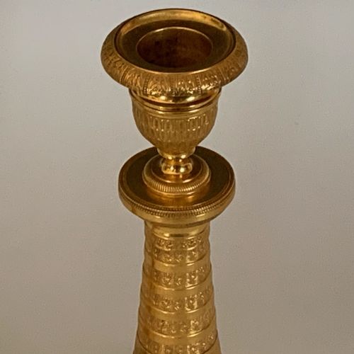 CHARLES X ORMOLU CANDLESTICKS - ADDITIONAL PHOTO 3