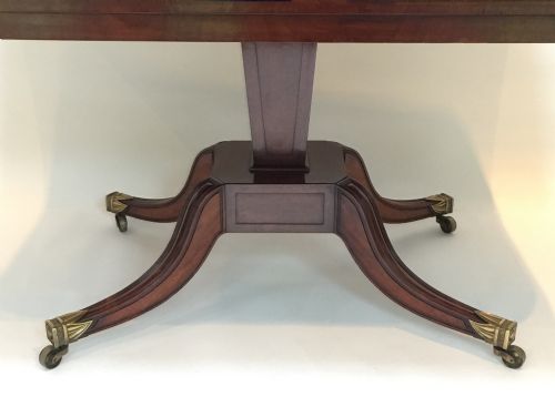 GEORGE III MAHOGANY TILTTOP BREAKFAST CENTRE DINING TABLE - ADDITIONAL PHOTO 1