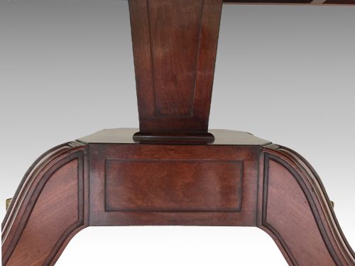 GEORGE III MAHOGANY TILTTOP BREAKFAST CENTRE DINING TABLE - ADDITIONAL PHOTO 8