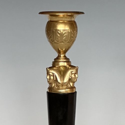 FRENCH EMPIRE CANDLESTICKS CLAUDE GALLE - ADDITIONAL PHOTO 5