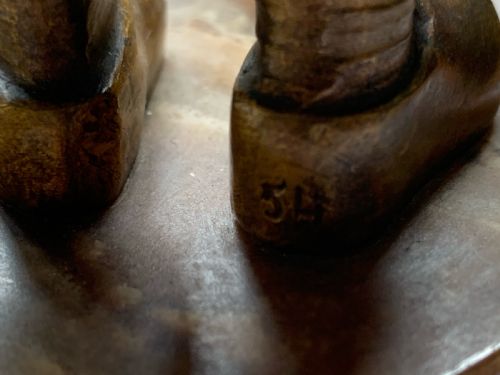 PAIR OF BRONZE DUTCH FIGURES BY JOSEPH DASTE - ADDITIONAL PHOTO 5