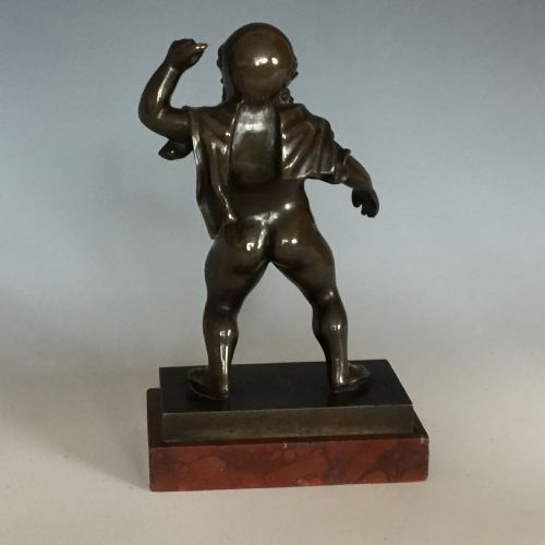 ANTIQUE GRAND TOUR BRONZE FIGURE OF SILENUS AFTER THE ANTIQUE - ADDITIONAL PHOTO 1
