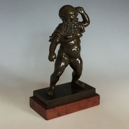 ANTIQUE GRAND TOUR BRONZE FIGURE OF SILENUS AFTER THE ANTIQUE - ADDITIONAL PHOTO 2