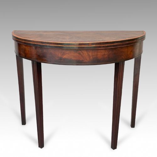 antique mahogany georgian tea table - CATEGORY: ANTIQUE TABLES - DATED GEORGIAN
