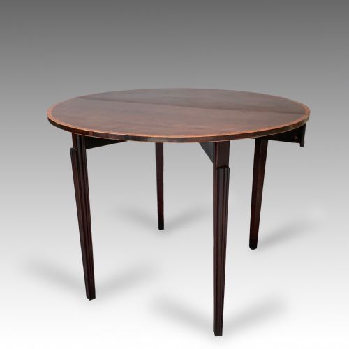 ANTIQUE MAHOGANY GEORGIAN TEA TABLE - ADDITIONAL PHOTO 1