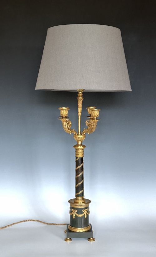 EMPIRE REVIVAL AUSTRIAN TABLE LAMP - ADDITIONAL PHOTO 1