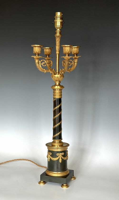 EMPIRE REVIVAL AUSTRIAN TABLE LAMP - ADDITIONAL PHOTO 2