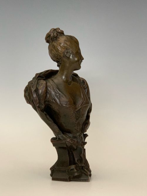 EMILE LAPORTE BRONZE BUST - ADDITIONAL PHOTO 5
