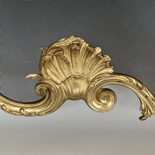 ANTIQUE FRENCH ORMOLU FIRESCREEN - ADDITIONAL PHOTO 3