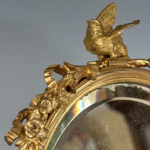 A PAIR OF FRENCH ORMOLU EASEL MIRRORS - ADDITIONAL PHOTO 6