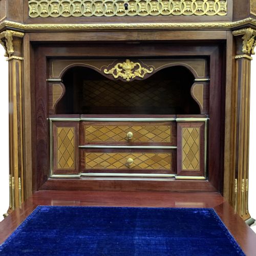 MAISON KRIEGER FRENCH MARQUETRY INLAID SECRETAIRE SEMANIER - ADDITIONAL PHOTO 3