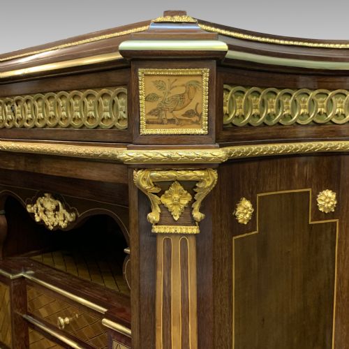 MAISON KRIEGER FRENCH MARQUETRY INLAID SECRETAIRE SEMANIER - ADDITIONAL PHOTO 10