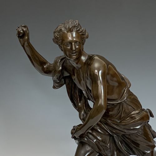PAIR OF LATE 19TH CENTURY FRENCH BRONZE FIGURES HIPPOMNE ATALANTE - ADDITIONAL PHOTO 6