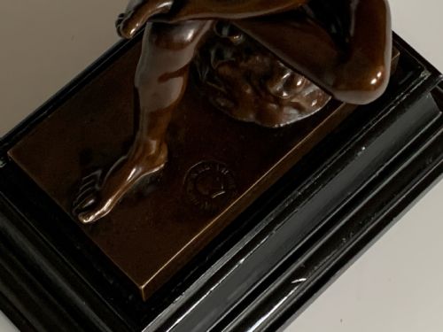 GRAND TOUR STYLE BRONZE SPINARIO BARBEDIENNE - ADDITIONAL PHOTO 5
