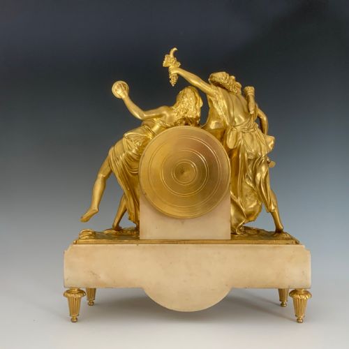 FINE FRENCH ORMOLU MANTEL CLOCK LOUIS XVI STYLE AFTER REMOND - ADDITIONAL PHOTO 8