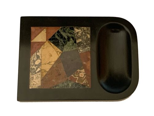 DERBYSHIRE SPECIMEN MARBLE PAPERWEIGHT PIN TRAY - ADDITIONAL PHOTO 3