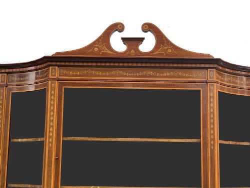 EDWARDS ROBERTS MAHOGANY MARQUETRY CABINET - ADDITIONAL PHOTO 5