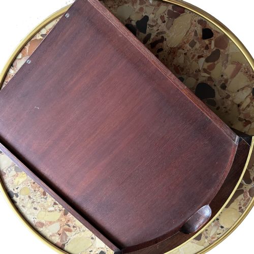 LOUIS XV STYLE MAHOGANY GILT BRONZE MOUNTED SIDE TABLE FRANOIS LINKE - ADDITIONAL PHOTO 6