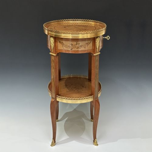 ORMOLU MOUNTED TRANSITIONAL STYLE TABLE BY ZWIENER JANSEN - ADDITIONAL PHOTO 2