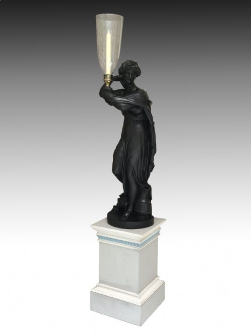 GEORGE III PLASTER FIGURE OF A MUSE BY HUMPHREY HOPPER - ADDITIONAL PHOTO 1