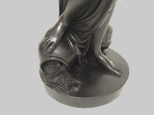 GEORGE III PLASTER FIGURE OF A MUSE BY HUMPHREY HOPPER - ADDITIONAL PHOTO 3