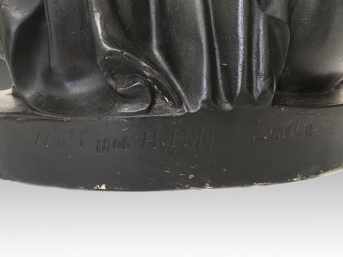 GEORGE III PLASTER FIGURE OF A MUSE BY HUMPHREY HOPPER - ADDITIONAL PHOTO 5
