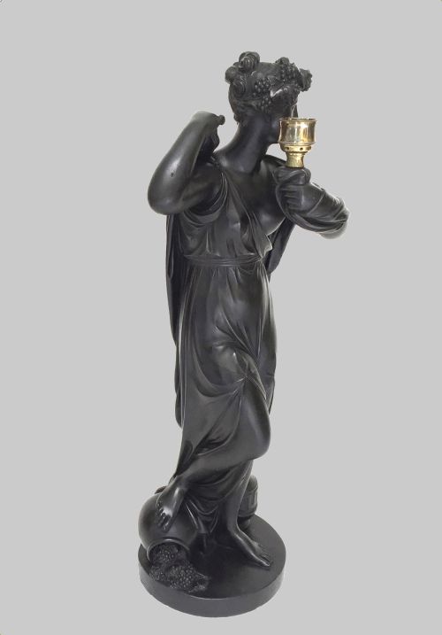 GEORGE III PLASTER FIGURE OF A MUSE BY HUMPHREY HOPPER - ADDITIONAL PHOTO 6